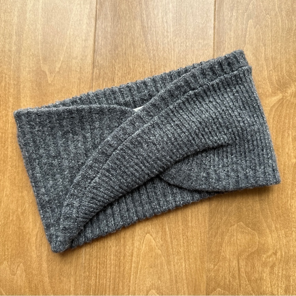 Universal Thread Gray Twist Knit Headband, Winter Outdoor Headband, One Size